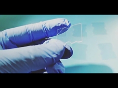 Doppelseitig polierte synthetische Saphirglasplatte, lasergeschnitten