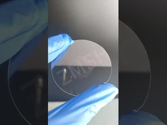 2 Zoll Saphirwafer mit Loch C-Achse Al2O3 Monokristalline 9,0 Härte