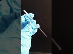 Kundenspezifische 140-mm-doppelseitig polierte Saphirglasröhren Optische Komponenten-Schutzröhren