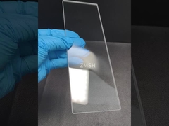 Kundenspezifisches Saphir-Optikfenster 222 mm × 74 mm × 4 mm, verschleißfest für Infrarotfenster