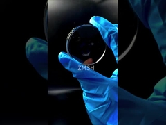 Saphir-Optikfenster, anpassbar, 99,99 % Al₂O₃, hohe Transparenz für Laserfenster