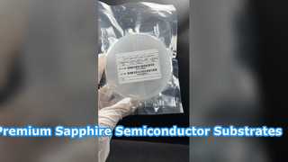 4ich C-Plane SSP-Saphirsubstrate Saphirröhren für Halbleiter-Plasma-Equipment Einkristallsystem