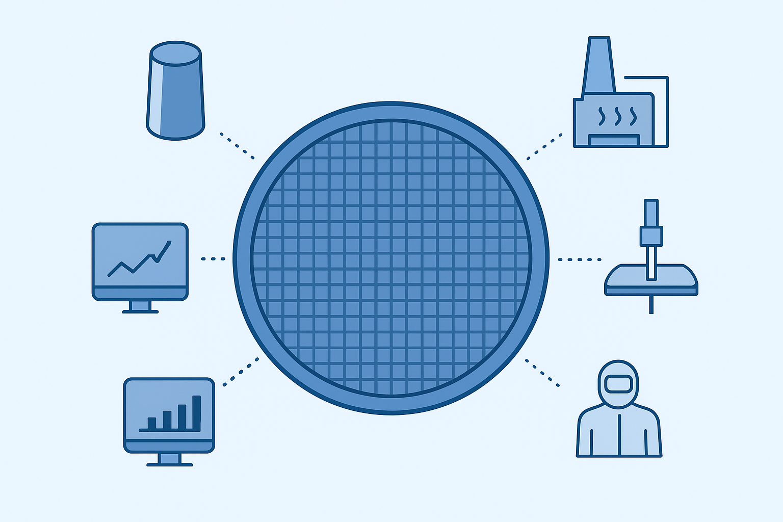 Jüngste Firmenblogs über Five Key Factors Affecting Wafer Quality in Semiconductor Manufacturing
