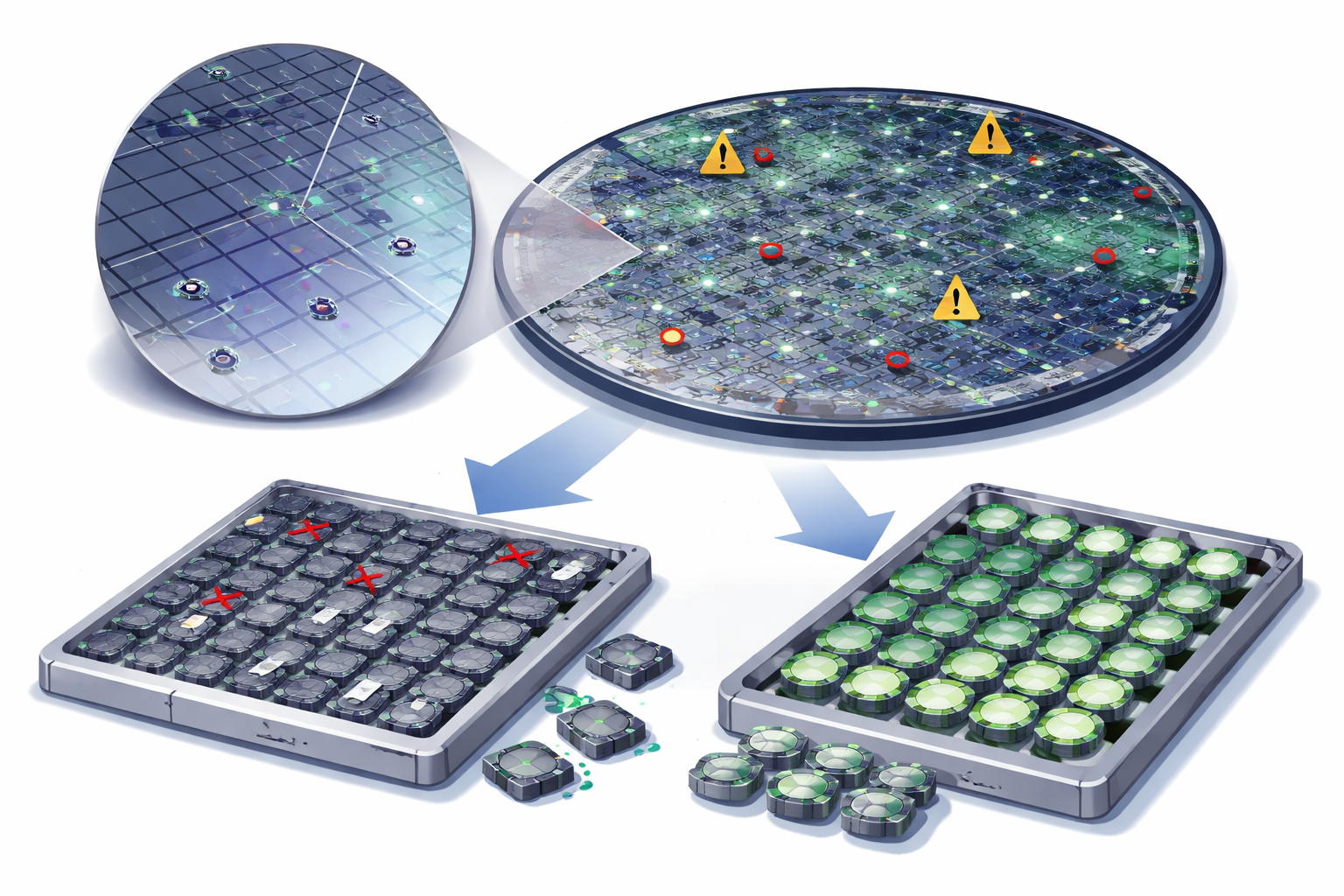 Jüngste Firmenblogs über Wie die Fehlerrate in SiC-Substraten die Geräteausbeute direkt beeinflusst