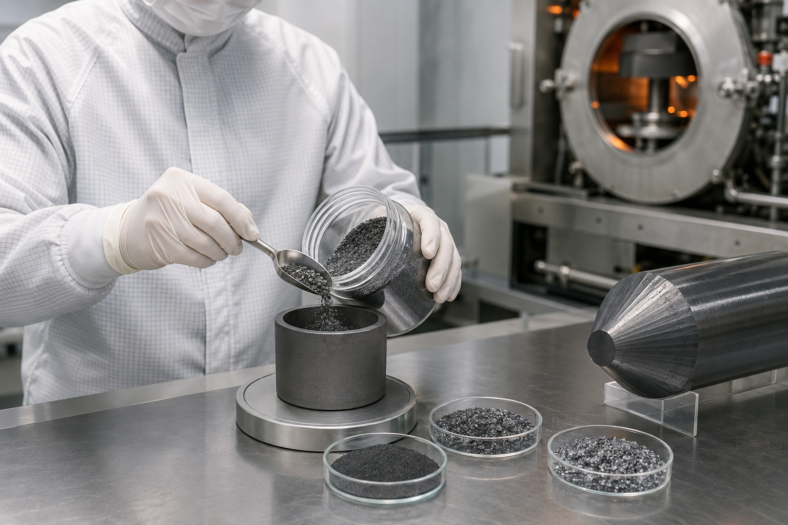 Jüngste Firmenblogs über High-Purity SiC Powder for Crystal Growth: Purity Levels, Particle Size, Impurity Control and PVT Yield