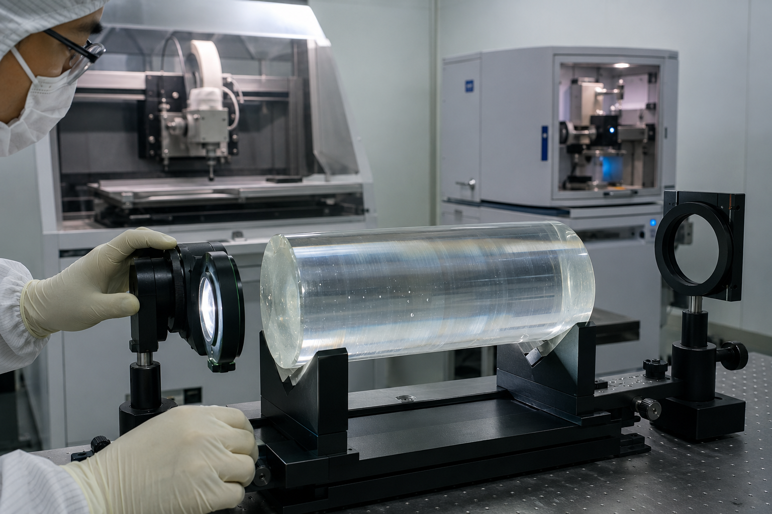 Jüngste Firmenblogs über Sapphire Boule Inspection Before Wafer Processing: Crystal Orientation, Bubble Defects, Stress and Usable Yield