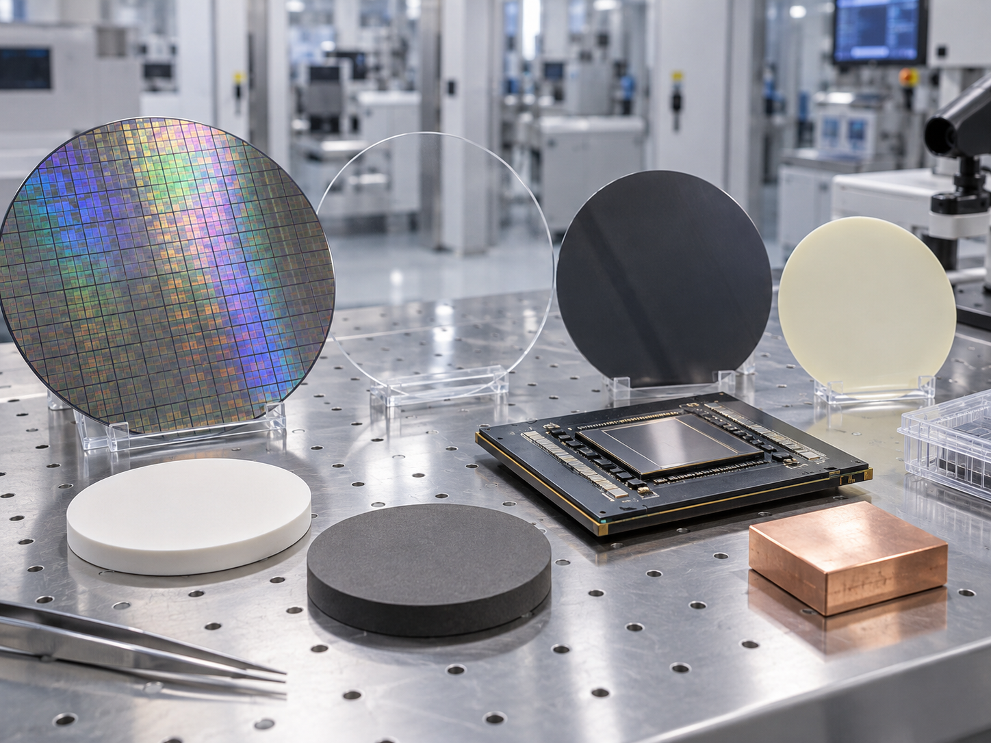 Jüngste Firmenblogs über KI treibt Halbleiter in ein neues Materialzeitalter: SOI, Glas, SiC, GaN und fortgeschrittene thermische Materialien