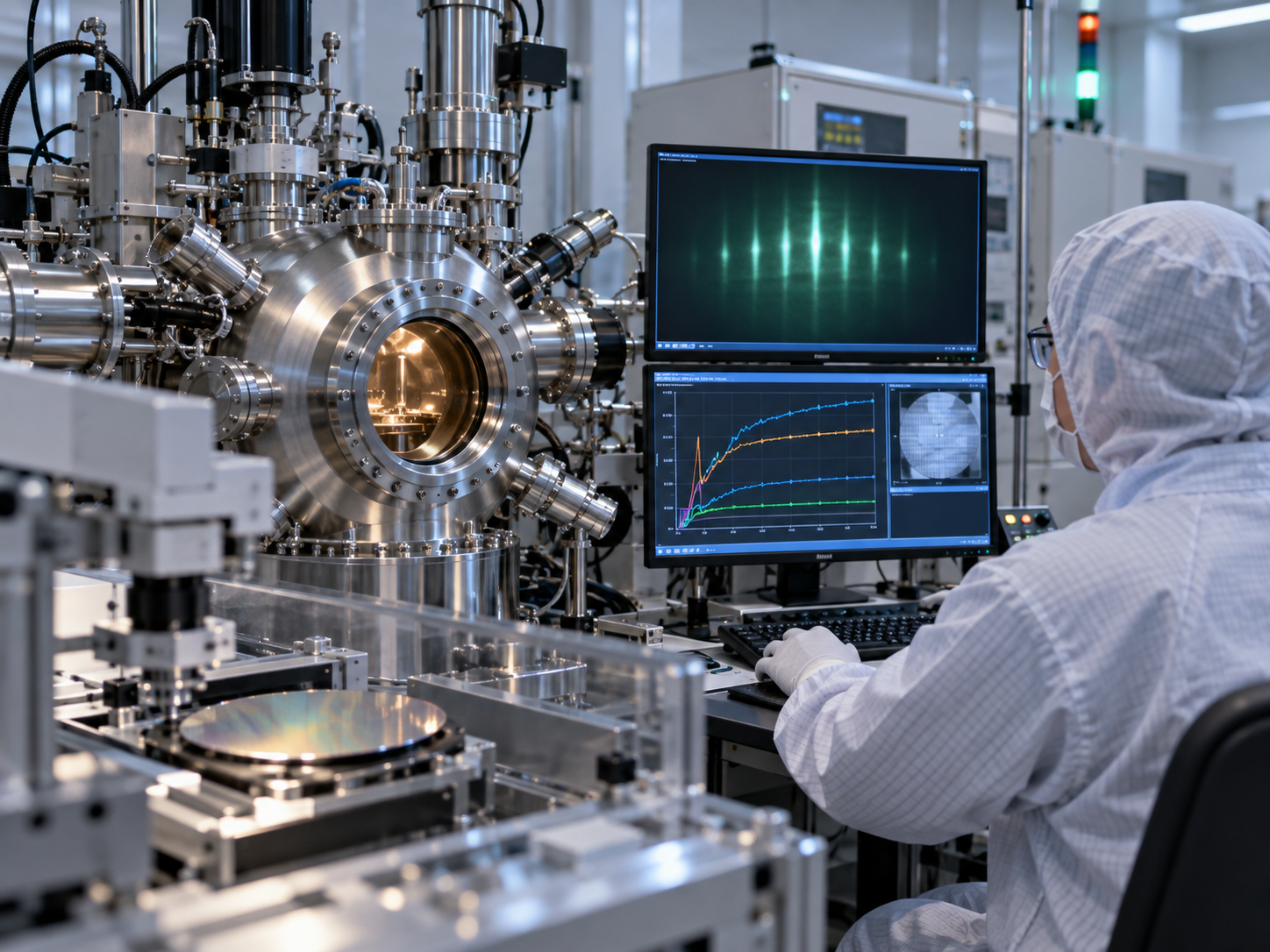 Jüngste Firmenblogs über AI-Controlled GaN Epitaxy: How RHEED Data, MBE Process Control and Autonomous Growth Improve Epi-Wafer Uniformity and Yi