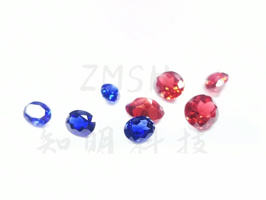 kaufen Runde Brillantschliff-Ozean-Blau-synthetische Gem Crystal Loose For Diamond Oral-Form Online-Herstellung
