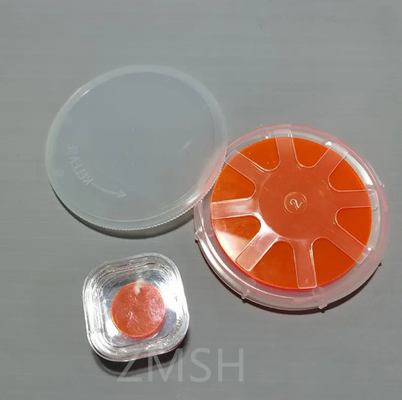 kaufen Transparente orangefarbene GaP-Wafer ohne Doppelung P-Typ N-Typ 200um 350um 5G Licht emittierend Online-Herstellung