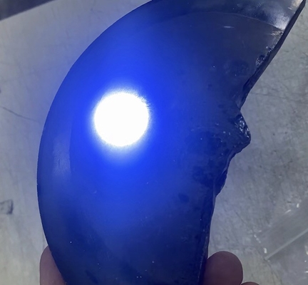 kaufen Zusammengestelltes Laborgewachsenes Unnatürliches Blaues SIC Einzelkristall Rohmaterial für Schmuck Online-Herstellung