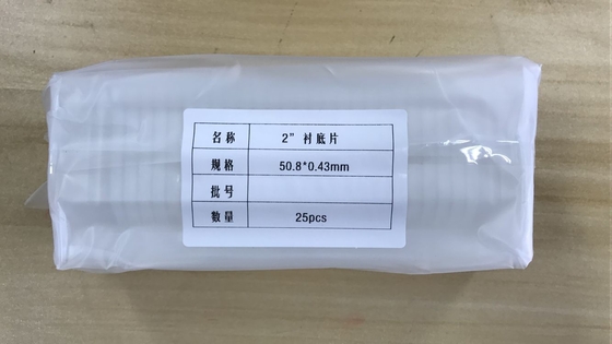 kaufen Saphir-Wafer Dicke 0,43 mm Saphir-Komponenten individuell angepasst Größe und Ausrichtung Online-Herstellung