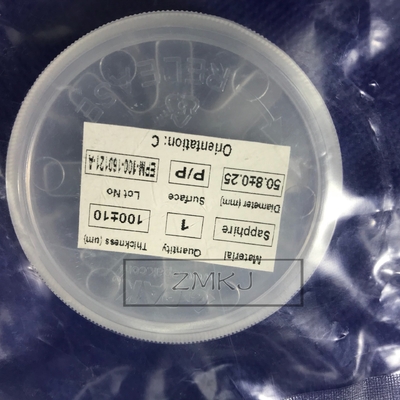 kaufen Einzelner Kristall-ultra dünner Saphir-Wafer, Stärke des Saphir-Substrat-2 des Zoll-0.1mm Online-Herstellung