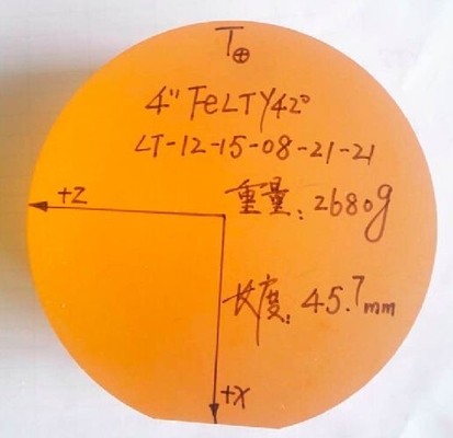 kaufen 4 Zoll-Durchmesser 100 Millimeter-Lithium Tantalate-Wafers LiTaO3 LiNbO3 sechseckiger Crystal Structure Online-Herstellung