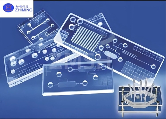 kaufen Mikrofluidische Splitterglas-Substrat optisch transparente Wafer hochpräzise Verarbeitung Anpassung BF33 JGS1 JGS2 Saphir Quarz Corning Glas Online-Herstellung