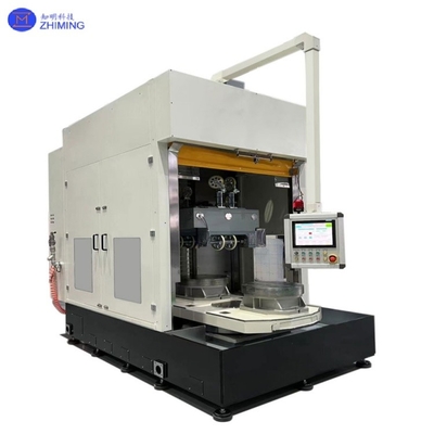 kaufen Monokristalline Silizium-Doppelstation-Quadratmaschine 6/8/12 Zoll Burr ≤0,5 mm hohe Präzision ±0,05 mm Online-Herstellung