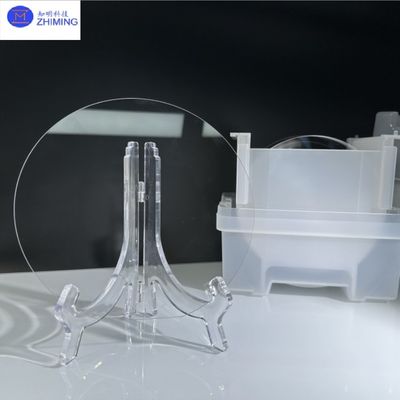 kaufen 6-Zoll hitzebeständiges, transparentes einkristallines Quarzglassubstrat für SAW-Bauelemente Online-Herstellung