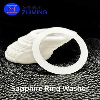 kaufen Custom Sapphire Ring Washer - Verschleißbeständige, isolierende Einzelkristall Al2O3-Komponente Online-Herstellung