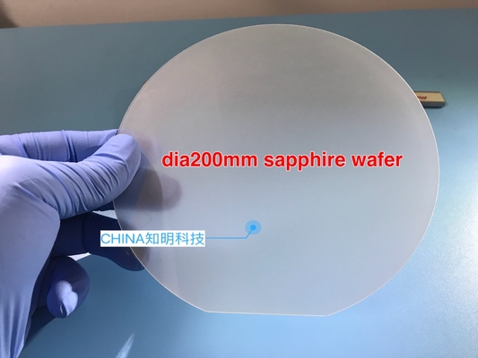 kaufen 8 Zoll-Saphir-Wafer mit Kerbe für Halbleiter-Trägerplatte Dsp/Ssp-Oberfläche Online-Herstellung