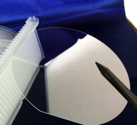 kaufen Farblose Transparente Siliziumkarbid SiC Polierte Waferlinse Optische AR-Brille Online-Herstellung