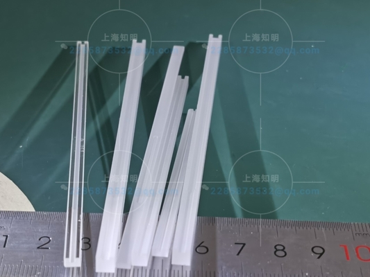 kaufen Tiefe 300mm Längen-Sapphire Bar With Grooves 0.5mm aus optischen Fasern Online-Herstellung
