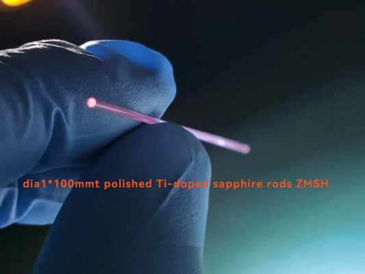 kaufen Poliertes Oberflächendia1*100mm Ti3 lackierte Sapphire Rod Lens für Laser Online-Herstellung