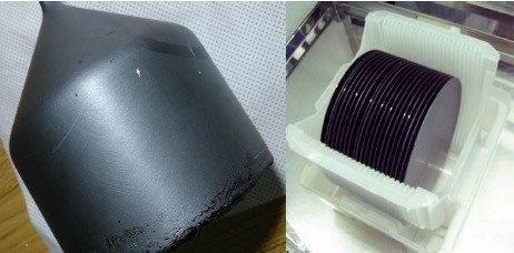 kaufen Art GaAs-Substrate 6inch VGF Methoden-N 2 Grad weg von Oblaten 675um SSP Online-Herstellung