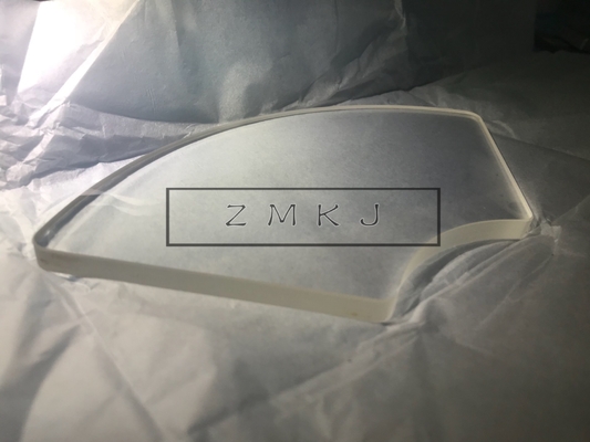 Fan - Shaped Sapphire Optical Windows , Sapphire Glass Lens For Epi - Ready Wafer