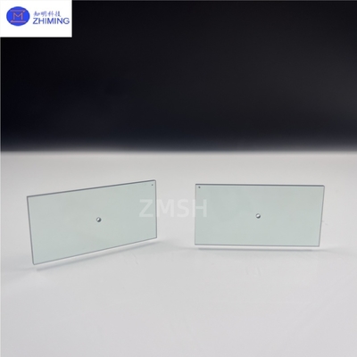 Kundenspezifische quadratische optische Fenster, grüner Moissanit, SiC-Kristall, hohe Härte